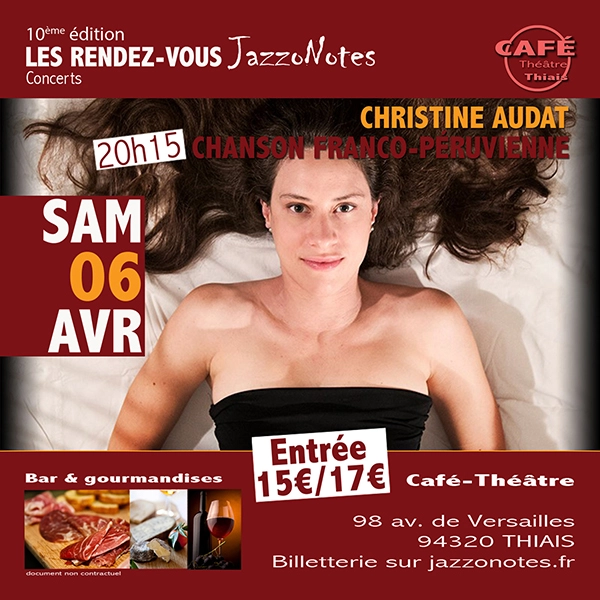 Christine Audat - Concert du Samedi 06 Avril 2024